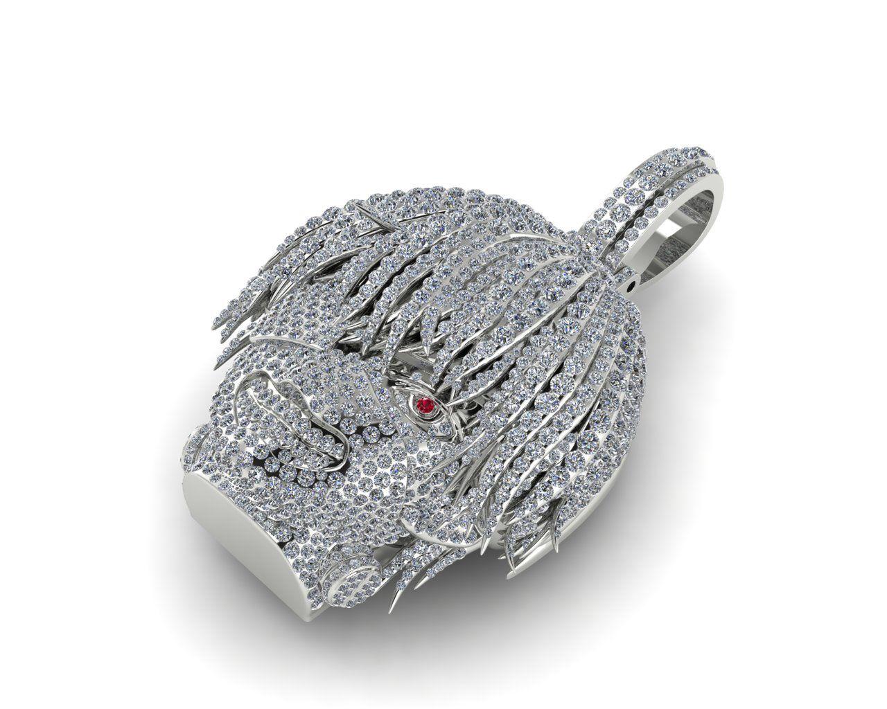 Gorilla Head Pendant